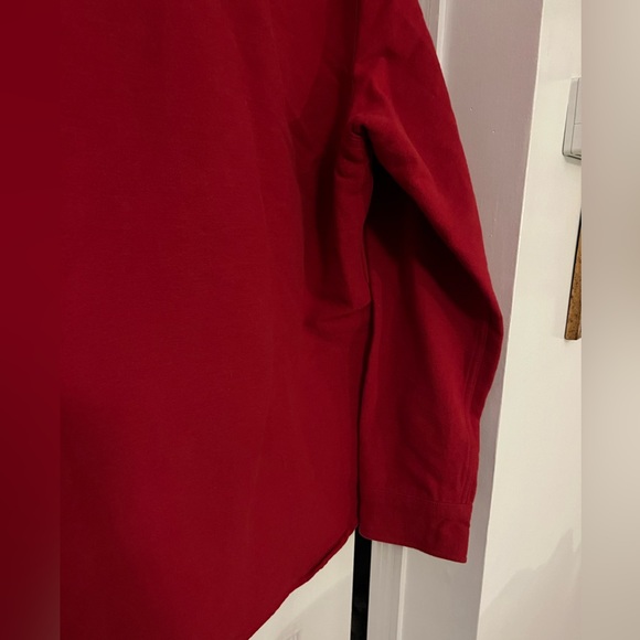 J.Crew NY Heavy Weight Cotton Flannel, Solid Red XL - Slim, men’s shirt. - Picture 15 of 16